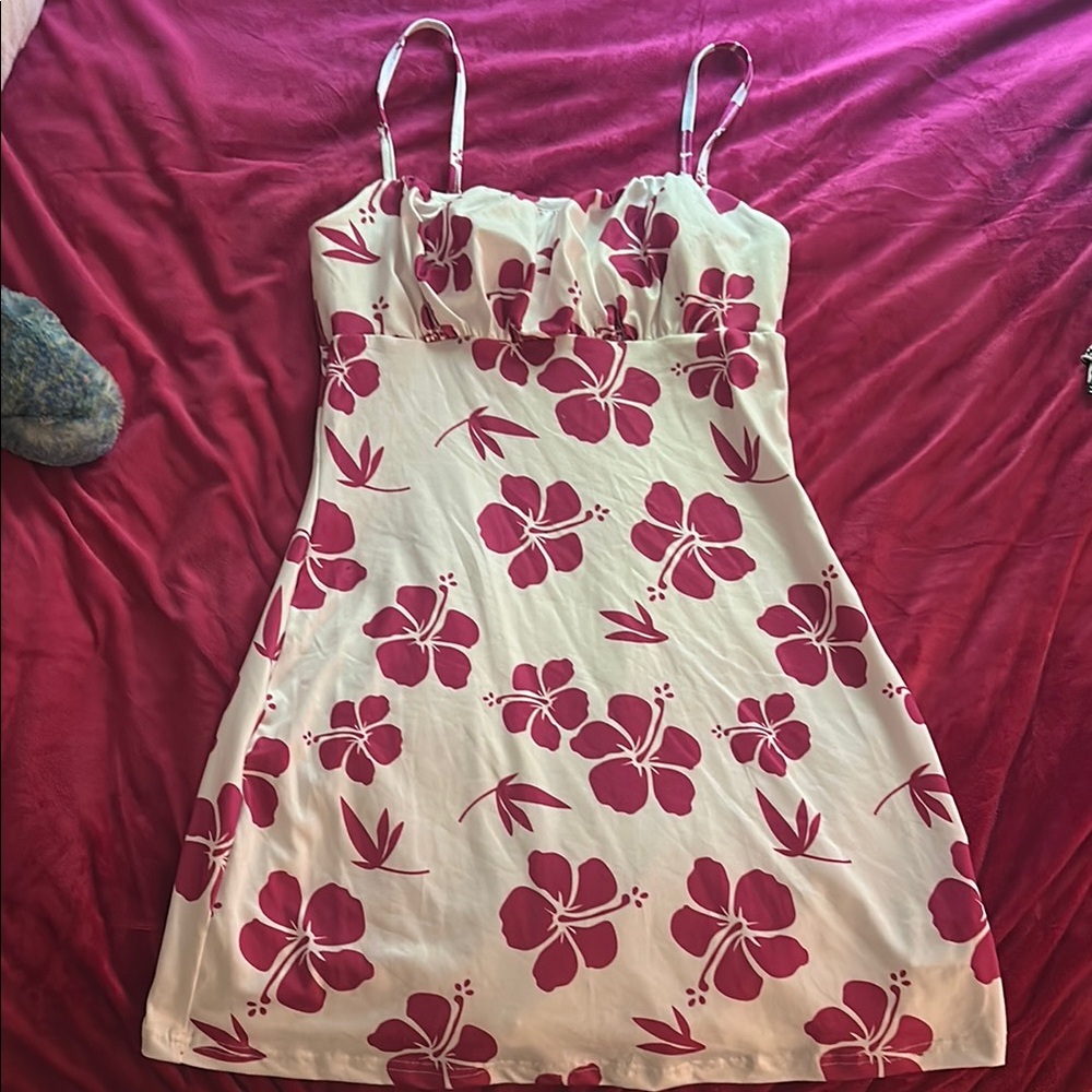 Floral Spaghetti Strap Dress